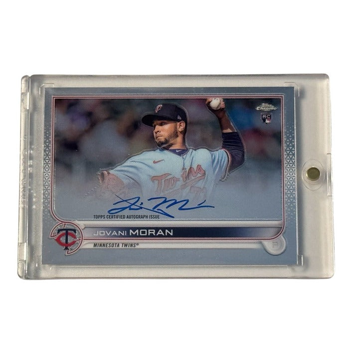 2022 Topps Chrome Gallery AUTOGRAPH JOVANI MORAN #RA-JMO RC AUTO MLB TWINS