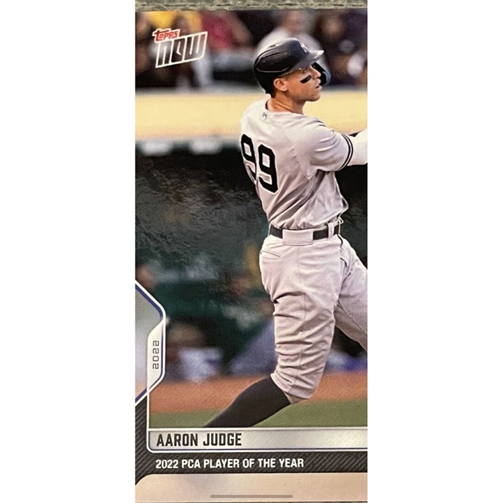 Aaron Judge* 2022 Topps Now MLB NY Yankees PCA AL Player Of The Year Card #PCA-1