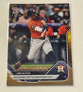 33/50 Jose Altuve Gold Refractor 2025 Topps Now Astros MLB card