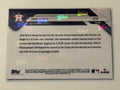 33/50 Jose Altuve Gold Refractor 2025 Topps Now MLB Astros collectible card