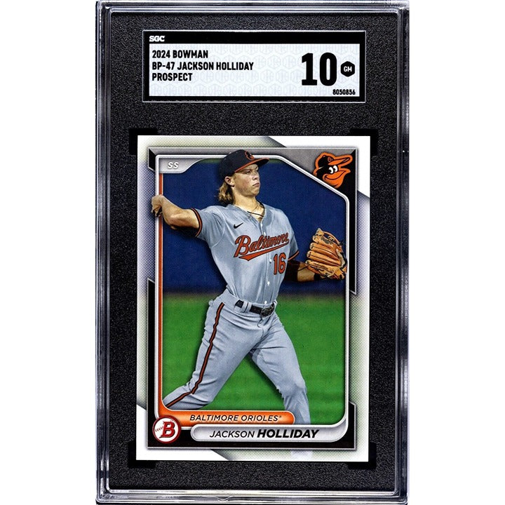 2024 Bowman Jackson Holliday RC* Prospects MLB Baltimore Orioles #BP-47 - SGC 10