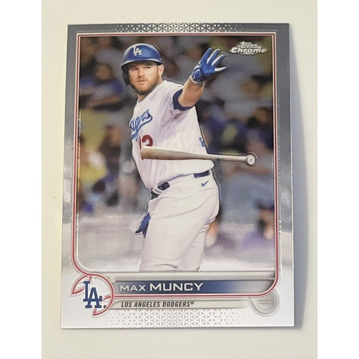 2022 Topps Chrome Update Max Muncy NL Baseball Card #42 MLB Los Angeles Dodgers