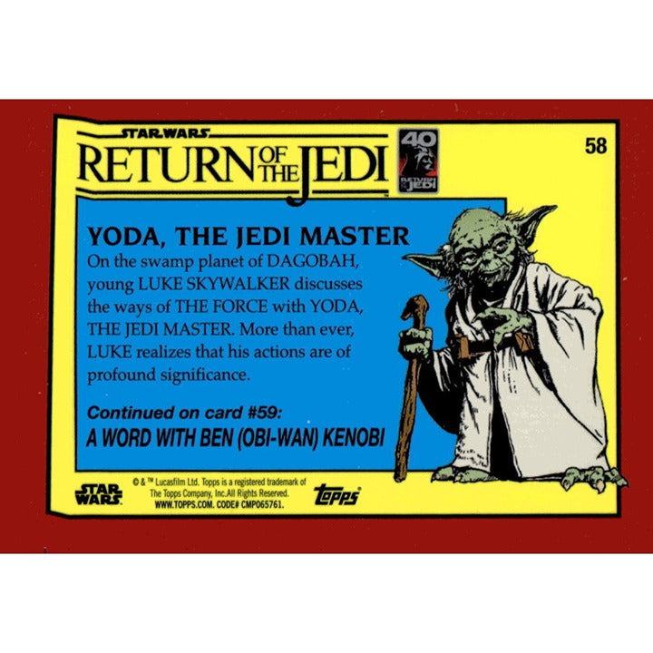 Sapphire Yoda, Topps Chrome 2023 Topps Chrome Sapphire Sapphire Yoda, The Jedi Master Star Wars Collectible