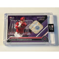 Shohei Ohtani 2023 MVP Topps Now game-used base relic baseball card in protective case