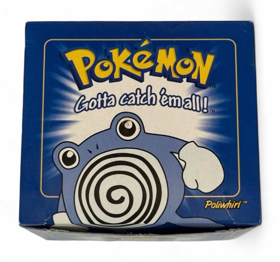 SEALED Vintage 1999 Pokémon Poliwhirl 23K Gold-Plated Burger King Promo card in box