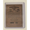 Rhett Lowder RC 2023 Onyx Authenticated Cincinnati Reds rookie card back view