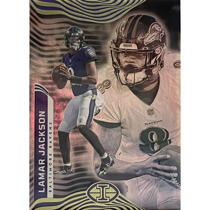 2022 Panini Illusions Lamar Jackson* - Football Base #7 - NFL* Baltimore Ravens*