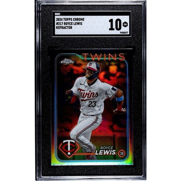 2024 Topps Chrome Royce Lewis Refractor MLB Minnesota Twins Baseball #217 SGC 10