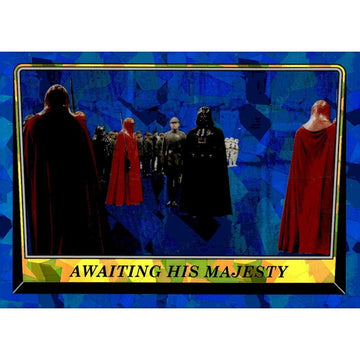 2023 ROTJ Blue Chrome Sapphire Darth Vader - Awaiting His Majesty Star Wars #66*