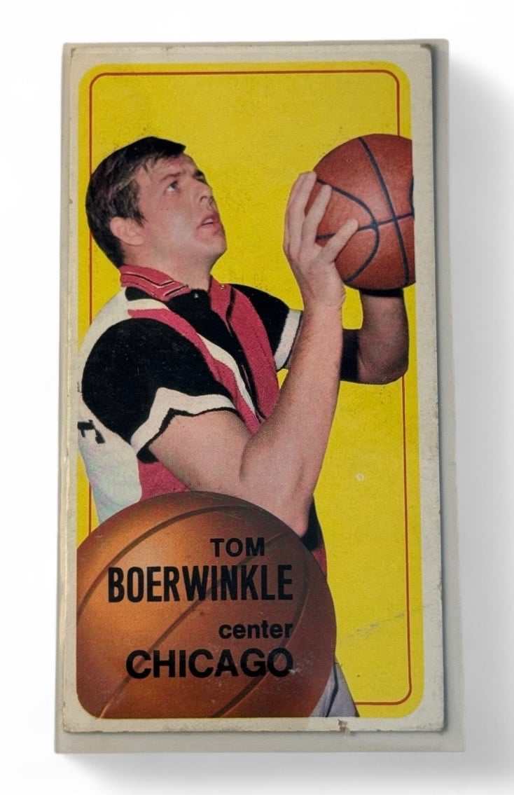 1970-71 Topps Tom Boerwinkle Tallboy NBA Chicago Bulls vintage basketball card