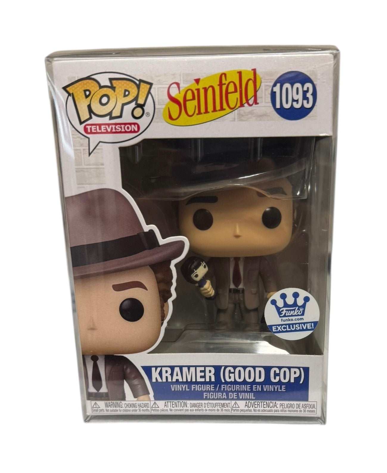 Funko Pop Seinfeld Kramer Good Cop exclusive vinyl figure in original packaging