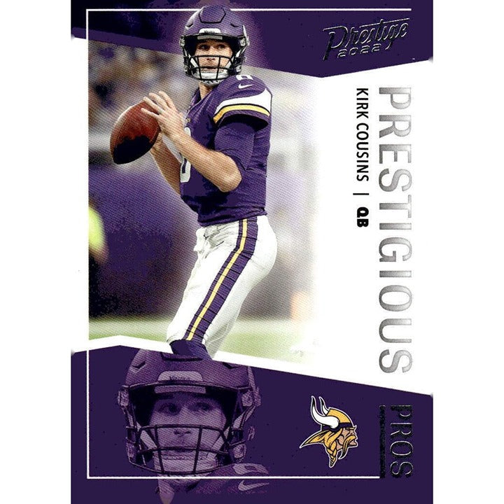 2022 Kirk Cousins NFL Vikings Panini Prestige Pros football card #PP-4