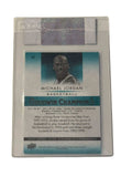 2021 Upper Deck Goodwin Champions Michael Jordan #61 sealed CGC Authentic basketball card back view