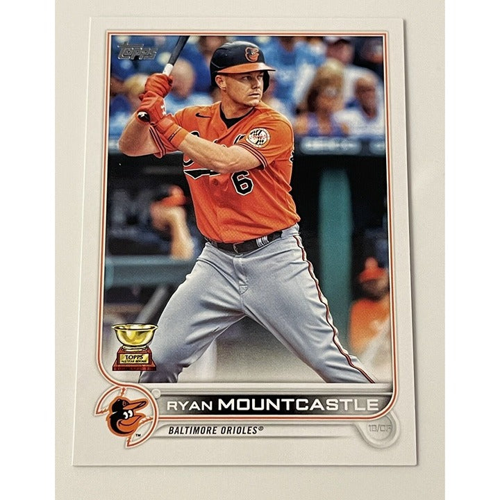 2022 Topps Series 2 Rookie Gold Cup Ryan Mountcastle* #579 MLB Baltimore Orioles