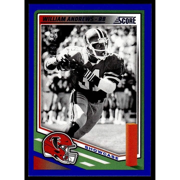 /250 William Andrews - 2025 Panini Score NFL Football Card 197 - Atlanta Falcons
