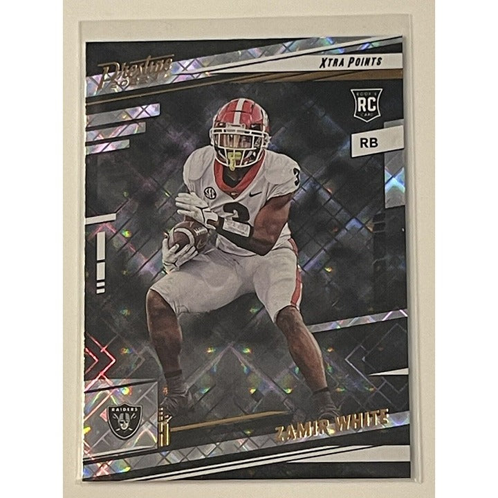 2022 Panini Prestige Zamir White* RC Xtra Points Diamond Card #388 - UGA/Raiders