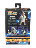 Back to the Future Ultimate Doc Brown 7-inch collectible figure with interchangeable parts and packaging