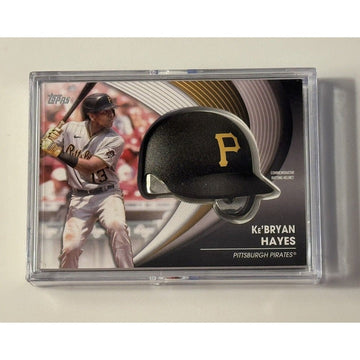 Ke'Bryan Hayes 2022 Topps Commemorative Batting Helmet Relic Pittsburgh Pirates MLB trading card