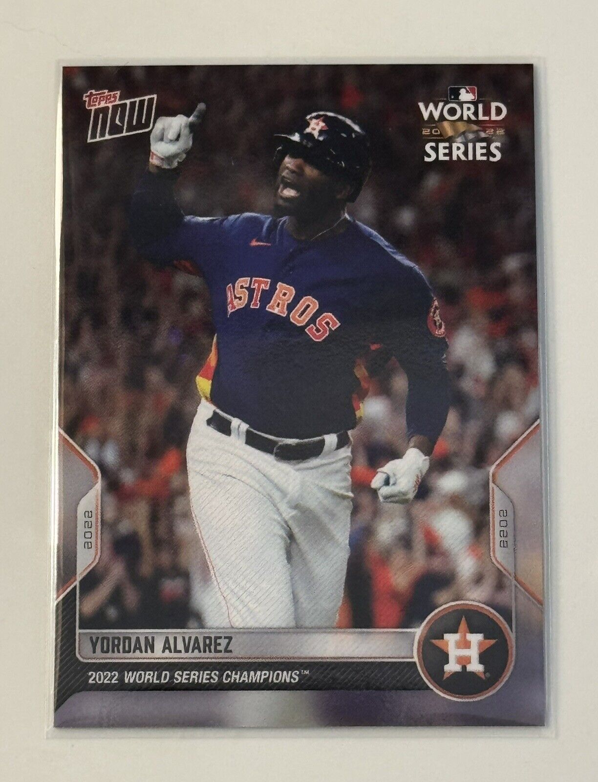 2022 Topps Now World Series Champions Astros - Yordan Alvarez - Card #WS-14 MLB*