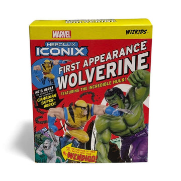Marvel HeroClix ICONIX First Appearance Wolverine featuring Hulk and Wendigo sealed collectible box
