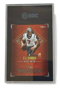 2023 Wild Card 7 Card Studs CJ Stroud Orange Auto Jersey Match Rookie Texans football trading card
