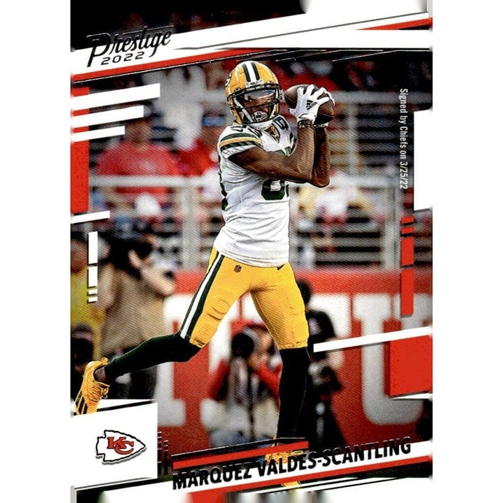 2022 Panini Prestige Marquez Valdes-Scantling* - NFL Bills Xtra Points Card #109