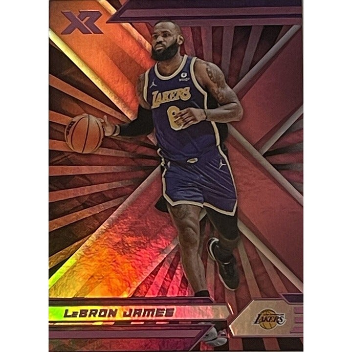 LEBRON JAMES XR 2021-22 Panini Chronicles Pink Parallel Card #397 LA Lakers MINT basketball trading card