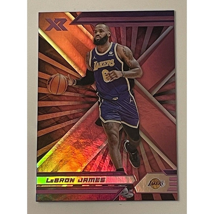 LEBRON JAMES XR 2021-22 Panini Chronicles Pink Parallel Card #397 LA Lakers MINT basketball trading card