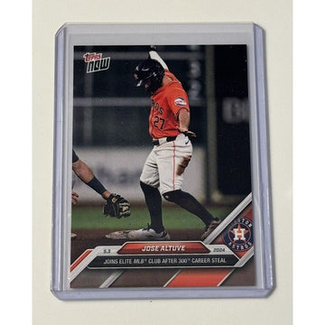 14/25* 2024 Topps Now Jose Altuve MLB Houston Astros 300th Steal #151 - IN HAND!