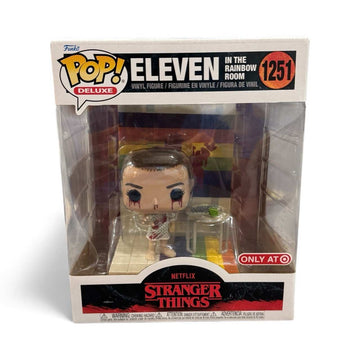 LIMITED EDITION Funko POP Deluxe Eleven Rainbow Room Stranger Things Target Exclusive #1251 collectible figure in box