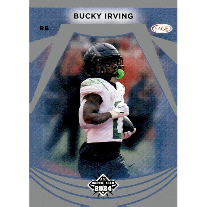 Bucky irving RC* 2024 SAGE HIT NFL Tampa Bay Buccaneers Rookie Football Card 118