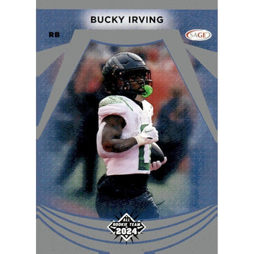 Bucky irving RC* 2024 SAGE HIT NFL Tampa Bay Buccaneers Rookie Football Card 118