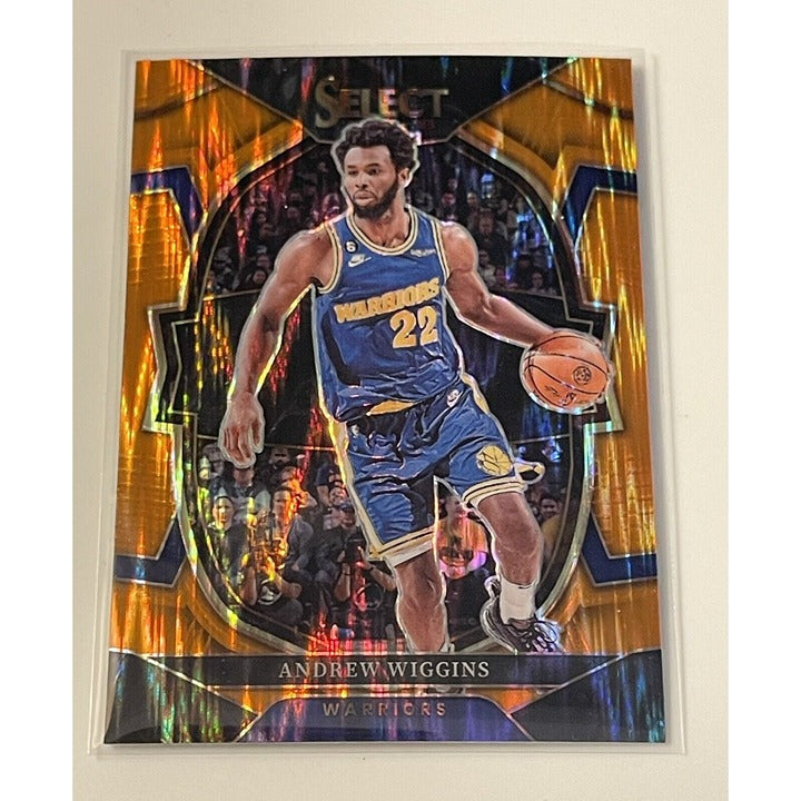 2022-23 Panini Select Orange Flash Prizm Andrew Wiggins Basketball #10 Warriors*