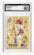 Pete Rose 2023 Cook Islands Legends Series 0.5g fine gold proof CGC AU collectible card
