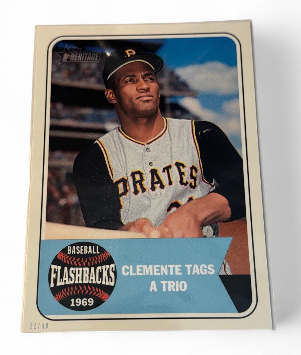 /49 OVERSIZED* Roberto Clemente
2018 Topps Heritage FB-RCL - 1969 MLB SF Giants*