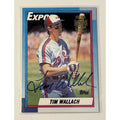 Tim Wallach autographed 2003 Topps All-Time Fan Favorites baseball card Montreal Expos MLB