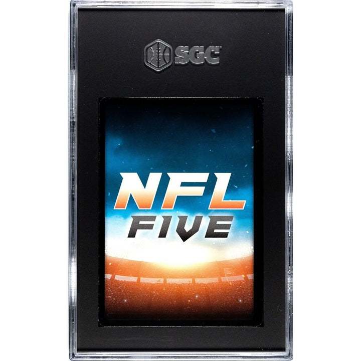 2021 Panini NFL Five Tyler Lockett Seattle Seahawks Swirl-o-Rama #U167 graded SGC 9 football trading card