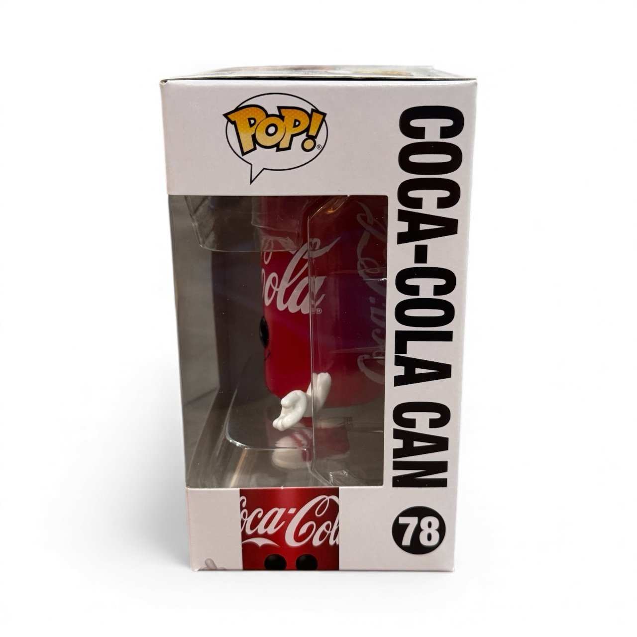 Funko Pop Coca-Cola Can #78 vinyl figure in box with classic red can design and animated character