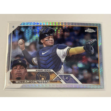 William Contreras 2023 Topps Chrome Update #USC197 - Milwaukee Brewers Refractor