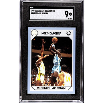 1990 North Carolina Collegiate Collection Michael Jordan #44 SGC 9 (Pop 434 ALL)