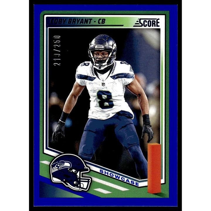 /250 Coby Bryant RC 2025 Panini Score NFL Football Card - Seahawks Near Mint 268