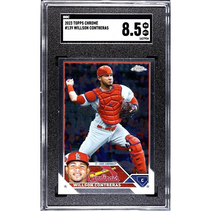 2023 Topps Chrome Willson Contreras St. Louis Cardinals Baseball #139 - SGC 8.5*