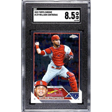 2023 Topps Chrome Willson Contreras St. Louis Cardinals Baseball #139 - SGC 8.5*