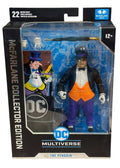 McFarlane DC Multiverse The Penguin Collector Edition 7-inch figure in sealed packaging with umbrella and extra hands