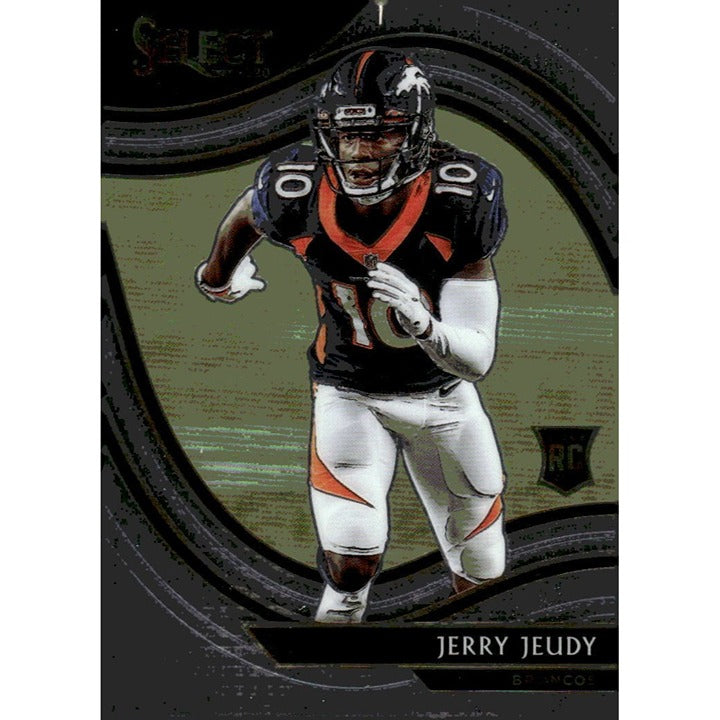 2020 Panini Select Jerry Jeudy RC - NFL Denver Broncos Rookie Football Card #356
