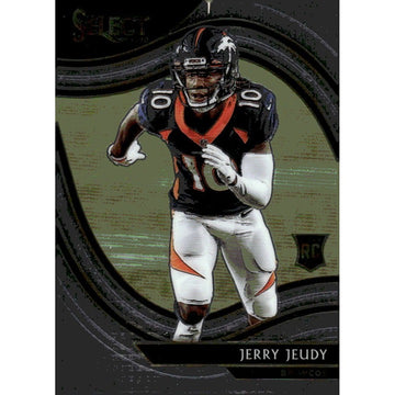 2020 Panini Select Jerry Jeudy RC - NFL Denver Broncos Rookie Football Card #356