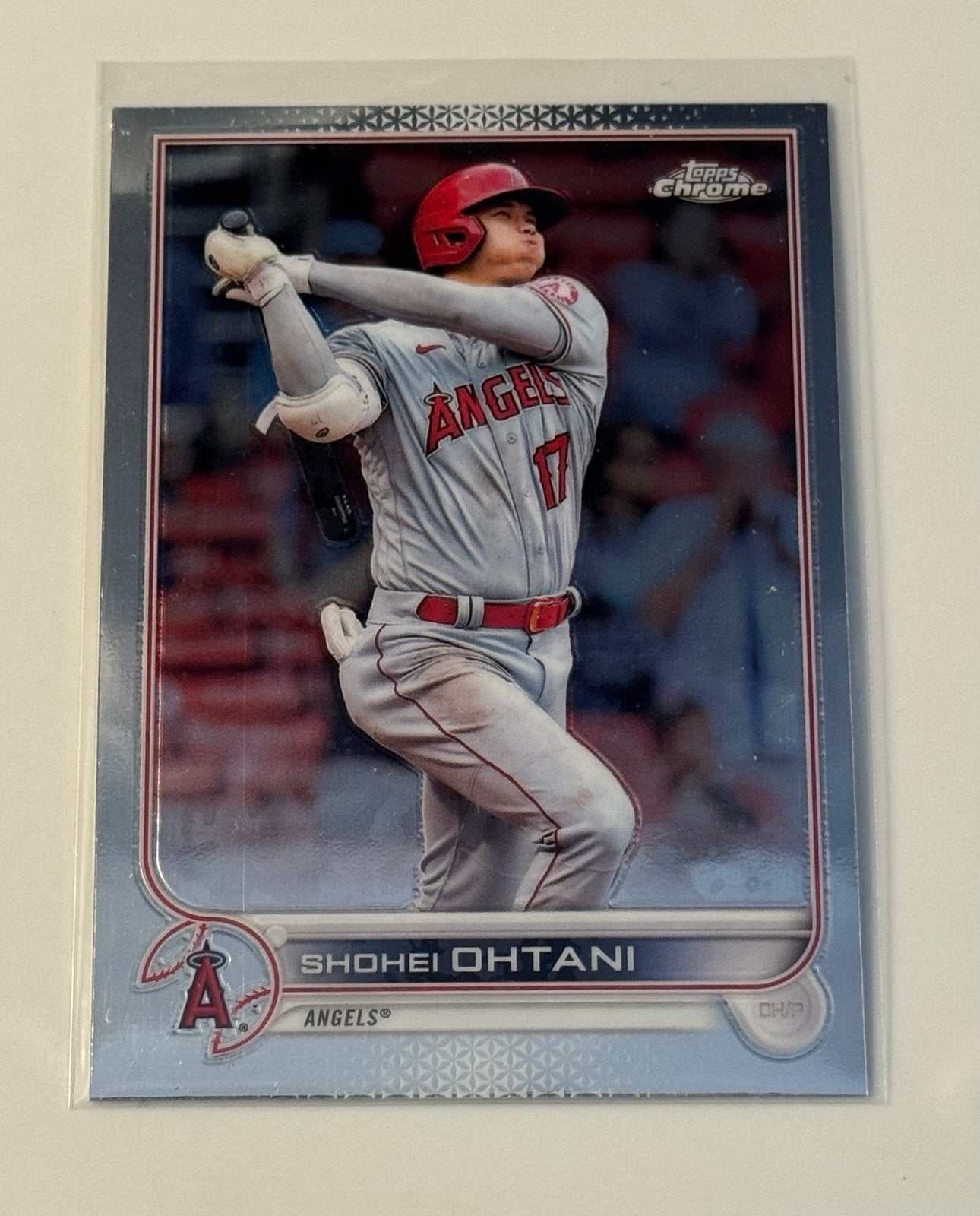 2022 Topps Chrome Shohei Ohtani MLB Angels raw baseball card