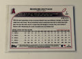 2022 Topps Chrome Shohei Ohtani MLB Angels Dodgers baseball card back raw