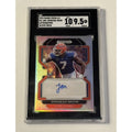 Jeremiah Moon RC Auto 2023 Prizm Draft Picks autograph football card graded 9.5 by SGC in protective case