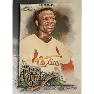 2022 Topps Allen & GInter Lou Brock* Card #107 MLB St. Louis Cardinals Baseball*